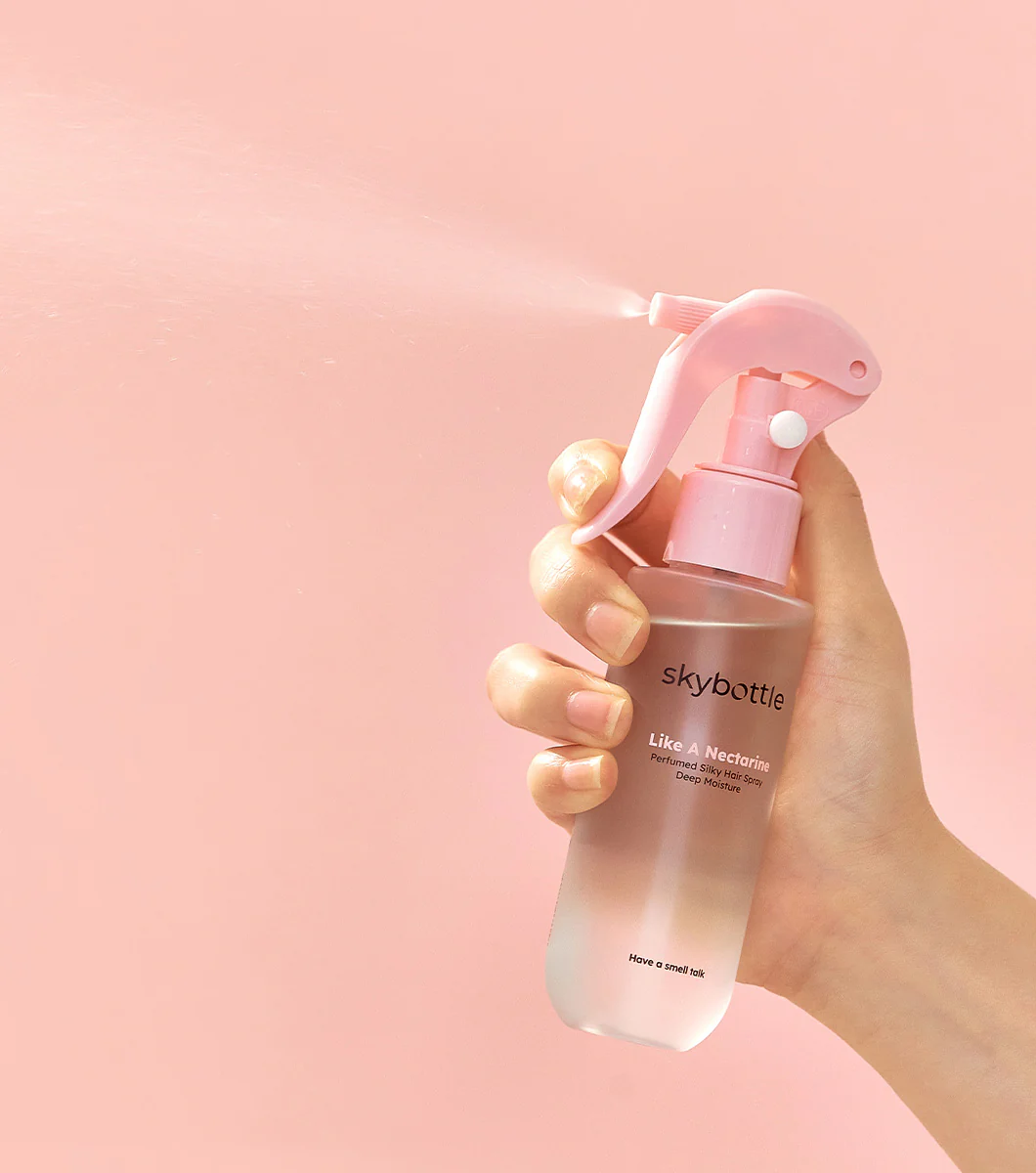 Skybottle Deep Moisture Perfumed Silky Hair Spray Like A Nectarine 100ml – Spray Capilar Hidratante Con Proteína De Trigo - Image 3