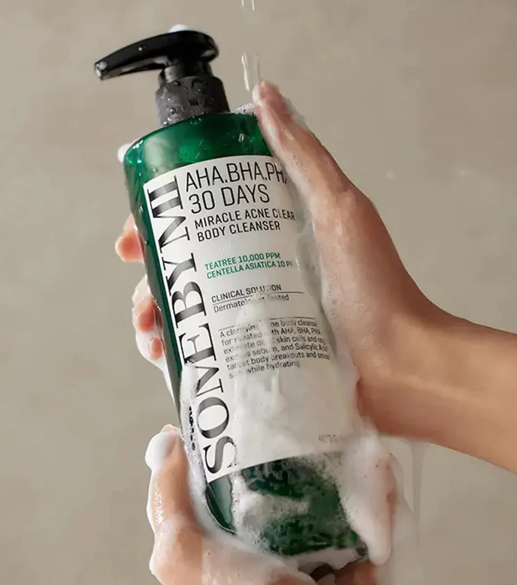 Some By Mi Aha-Bha-Pha 30 Days Miracle Acne Clear Body Cleanser 400g – Limpiador Corporal Antiacné Con Ácido Salicílico - Image 3