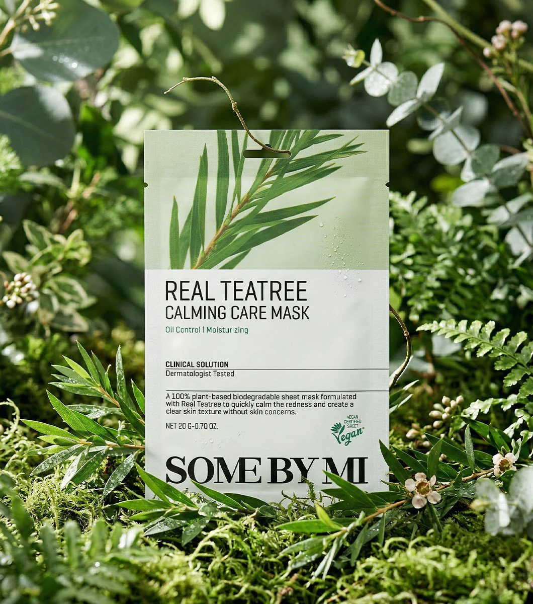 Some By Mi Real Teatree Calming Care Mask 20g – Mascarilla Facial Calmante Con Árbol De Té - Image 2