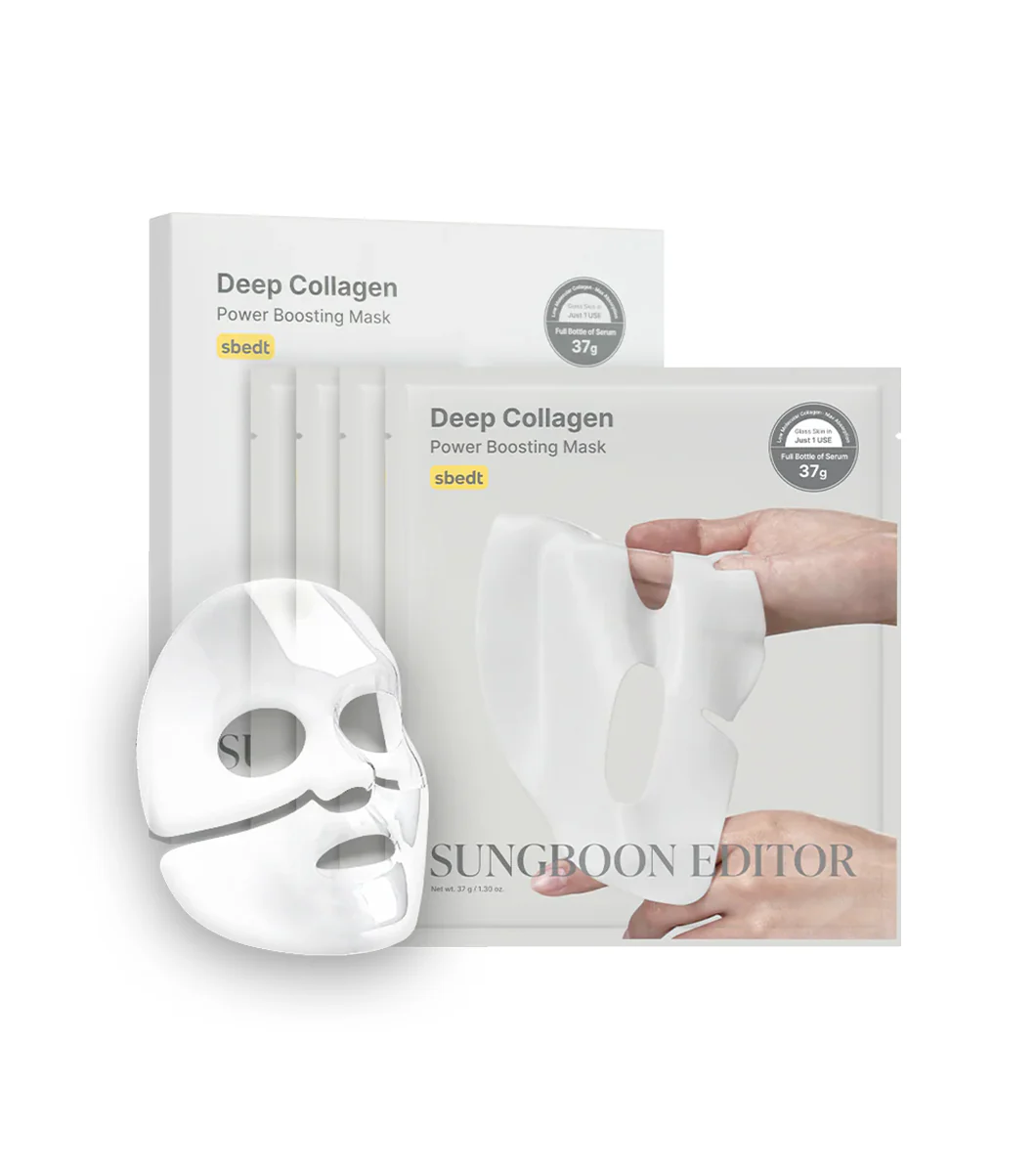 Sungboon Editor Deep Collagen Power Boosting Mask 4u – Mascarilla Facial Reafirmante Con Colágeno 500 Da