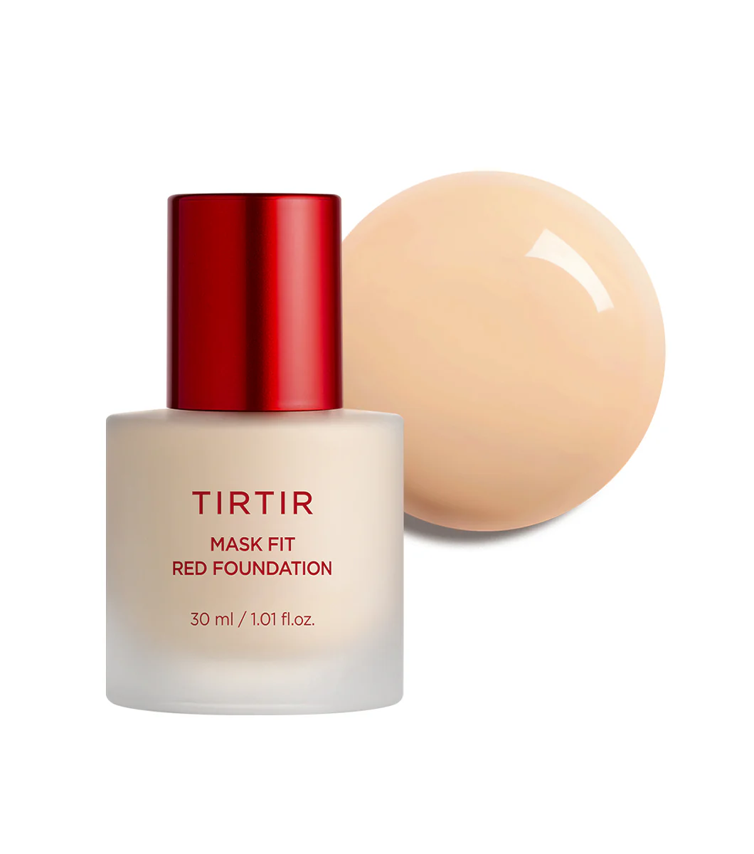 TIRTIR Mask Fit Red Foundation 30ml – Base de Maquillaje Fluida Larga Duración con Astaxantina e Hibisco - Image 2