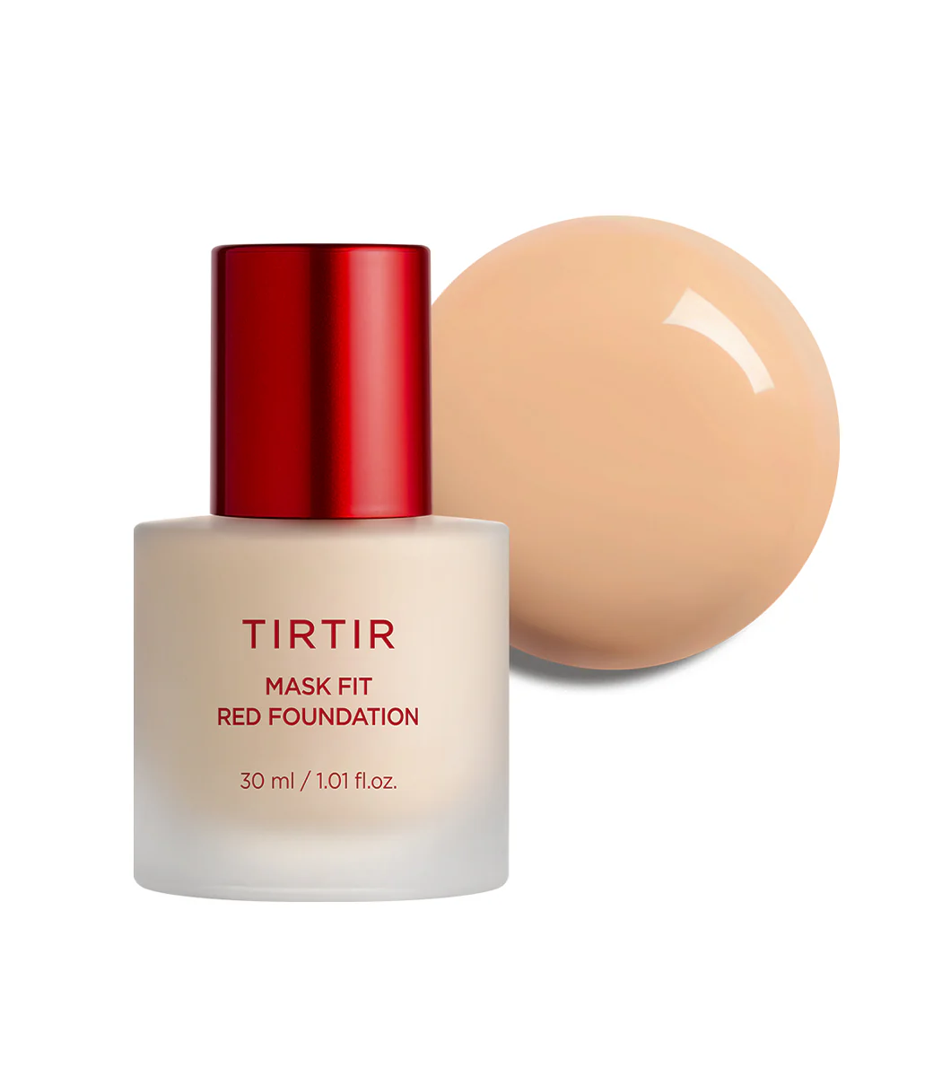 TIRTIR Mask Fit Red Foundation 30ml – Base de Maquillaje Fluida Larga Duración con Astaxantina e Hibisco - Image 3
