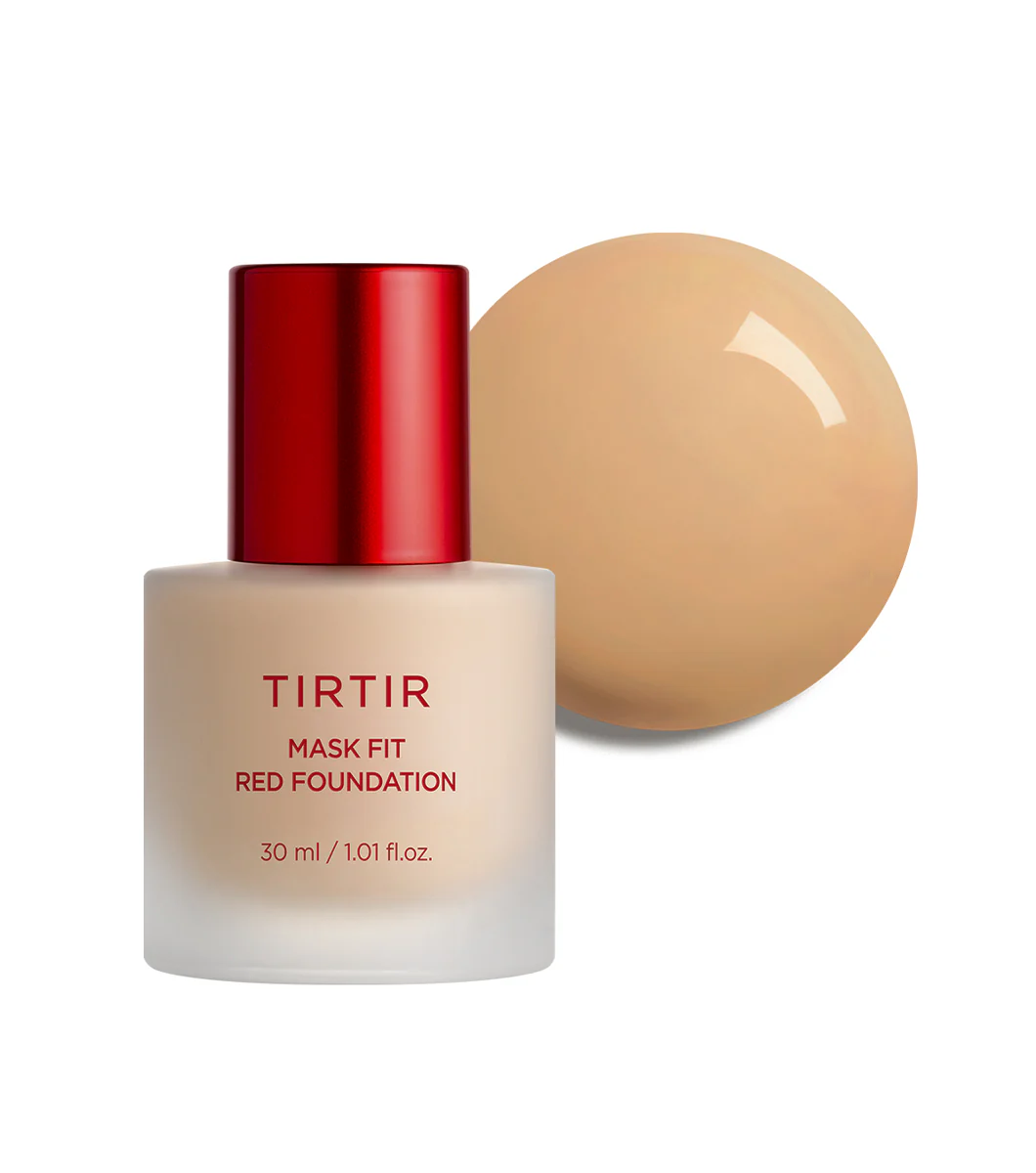 TIRTIR Mask Fit Red Foundation 30ml – Base de Maquillaje Fluida Larga Duración con Astaxantina e Hibisco - Image 5