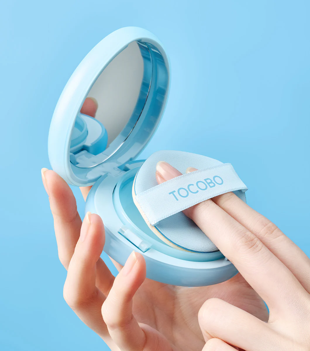 TOCOBO Blur Finish Sun Cushion 13g – Protector Solar en Cojín Blanqueador y Antiarrugas con Niacinamida - Image 3