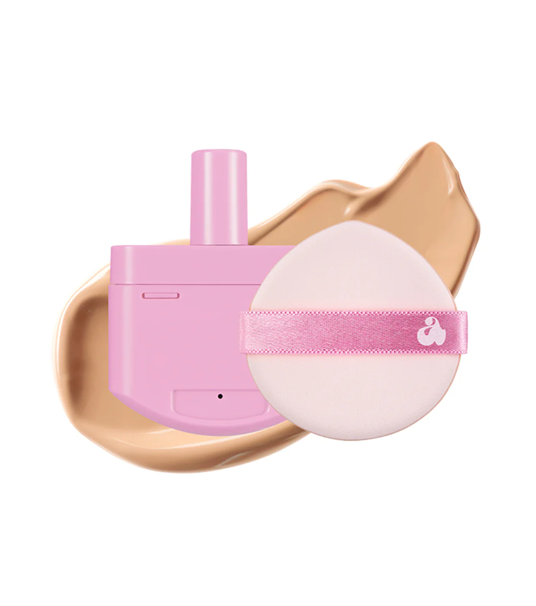 UNLEASHIA Don't Touch Glass Pink Cushion 15g – Base de Maquillaje Luminosa con Ácido Hialurónico - Image 2