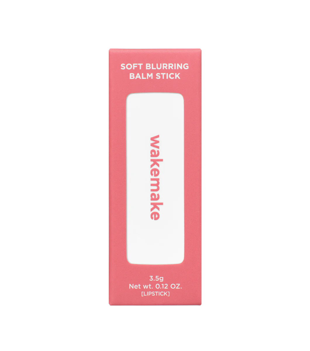 Wakemake Soft Blurring Balm Stick 3.5g – Labial En Barra Efecto Difuminado Con Polvo De Seda Y Aceite De Camelia
