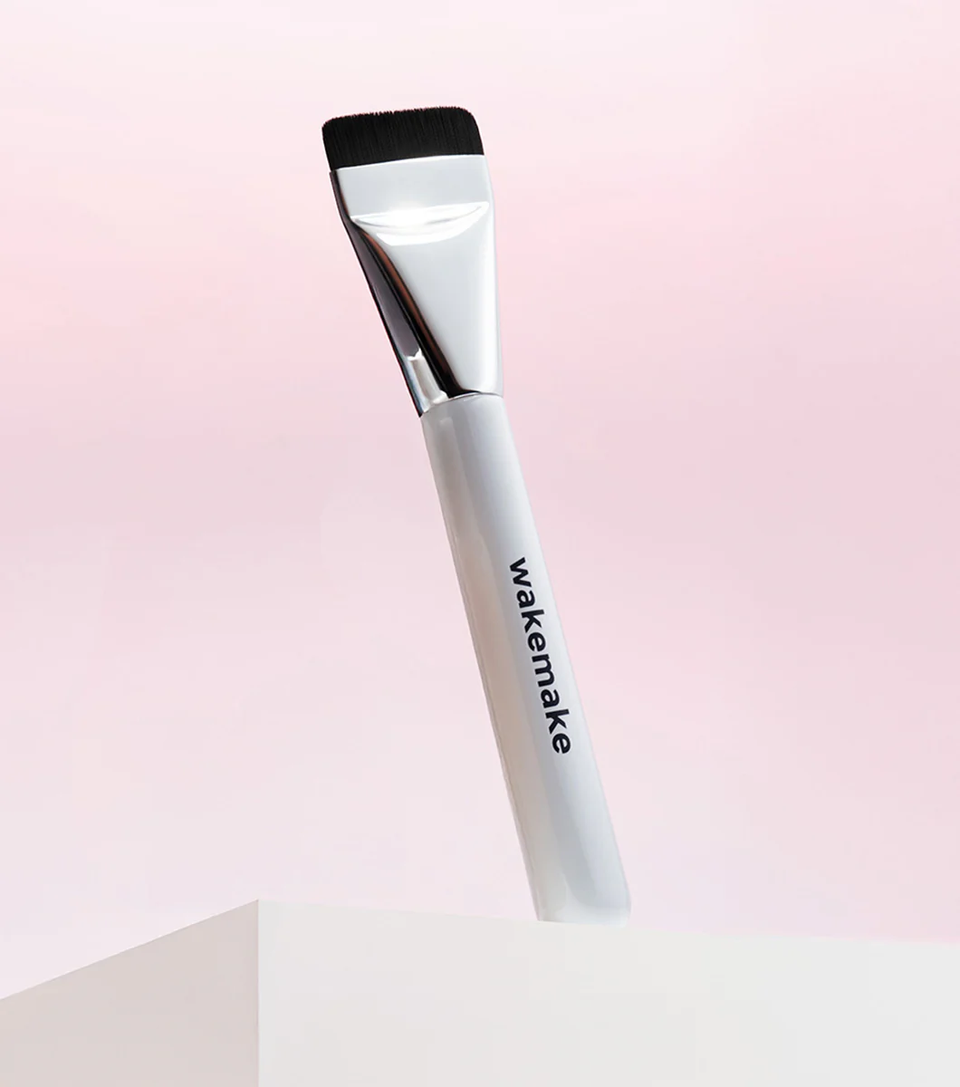 Wakemake Spatula Wide Foundation Brush 1u – Brocha Para Base De Maquillaje De Alta Precisión Con Fibras Sintéticas Premium - Image 2