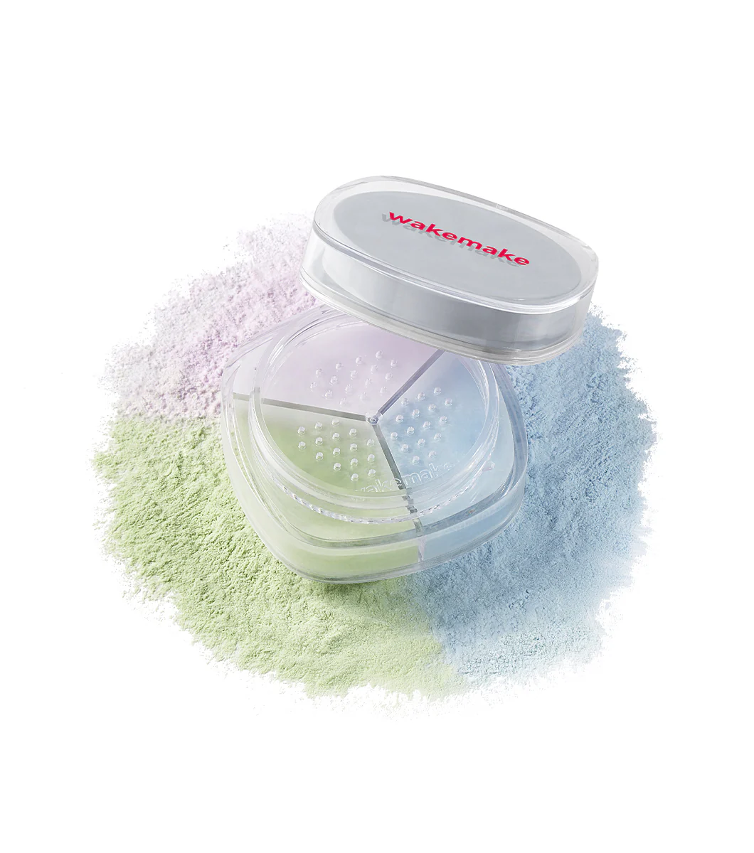 Wakemake Stay Fixer Multi Color Powder 4g – Polvos Sueltos Selladores Y Correctores Con Sílice Y Caolín - Image 3
