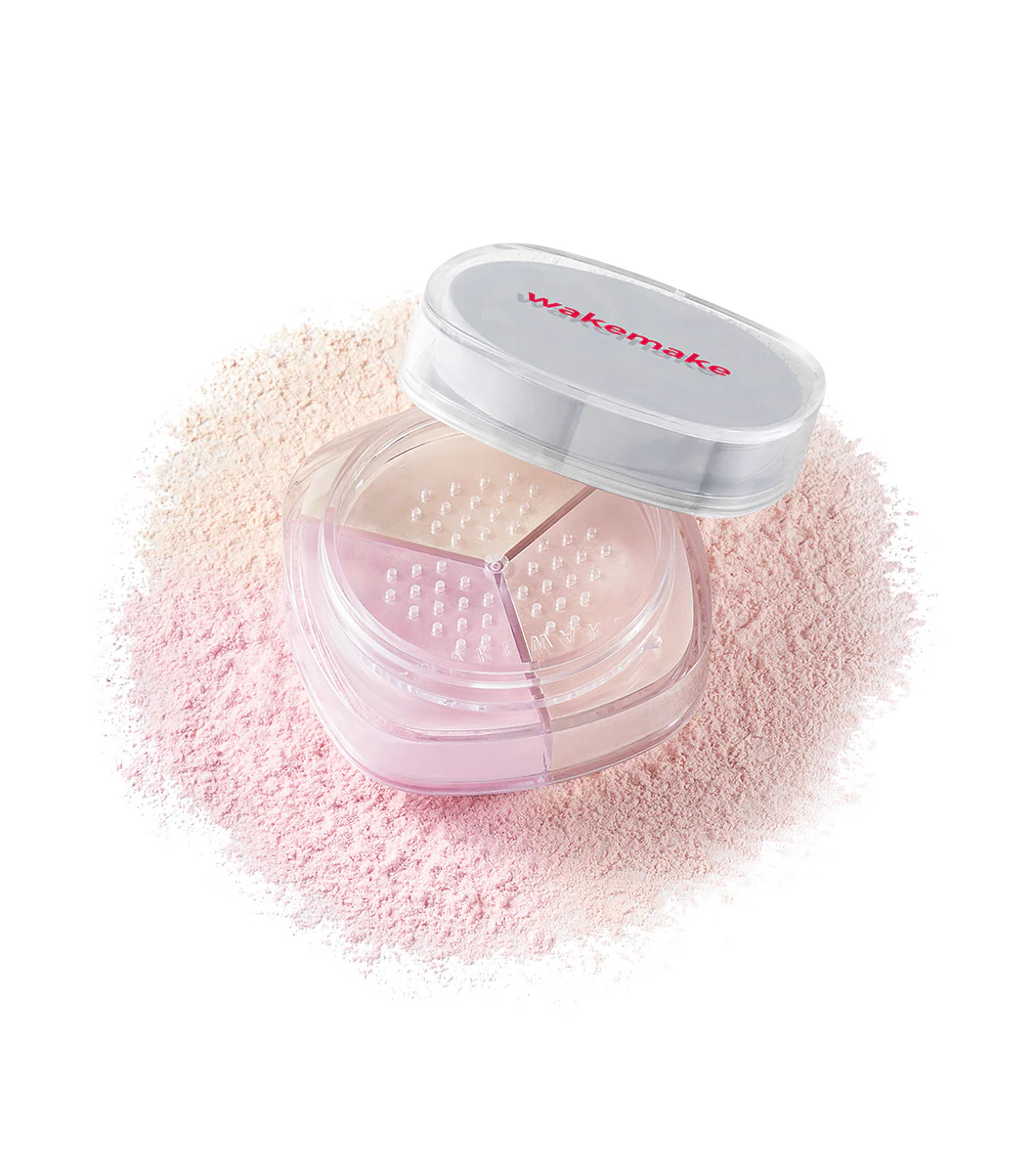 Wakemake Stay Fixer Multi Color Powder 4g – Polvos Sueltos Selladores Y Correctores Con Sílice Y Caolín - Image 4